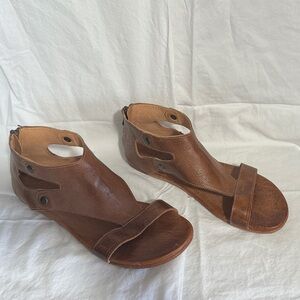 Bed Stu Tan Leather Women's Sandals